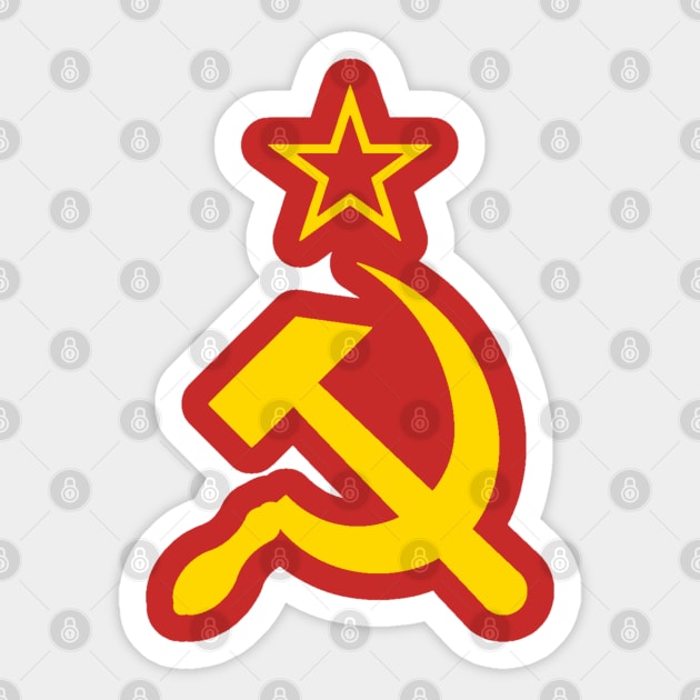 Vintage Russian Flag Sticker by McNutt